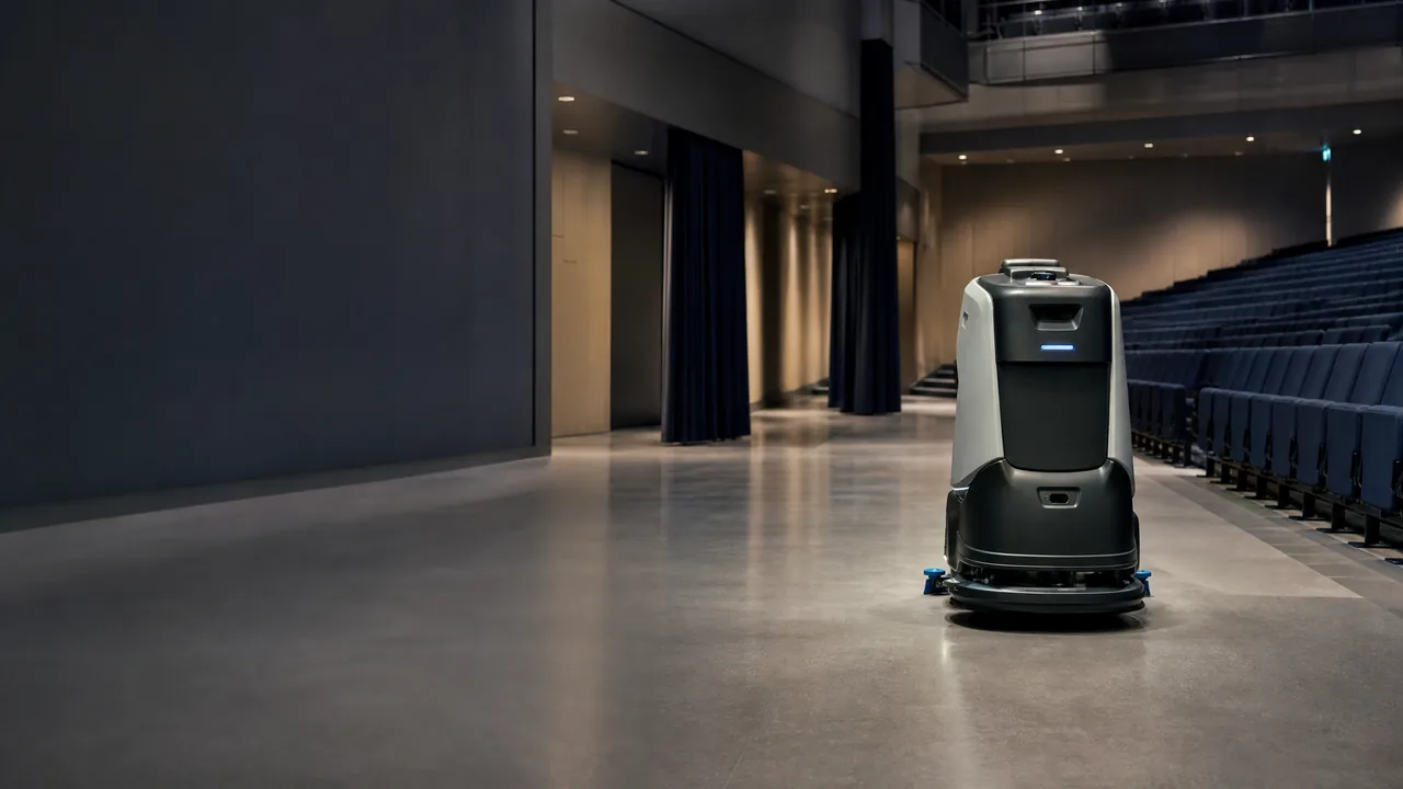 Robot de servicio en un espacio de ocio