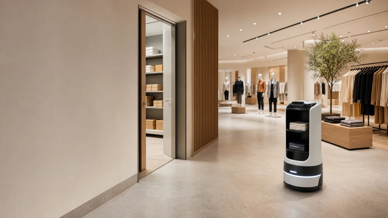 Robot de limpieza y apoyo en entorno retail