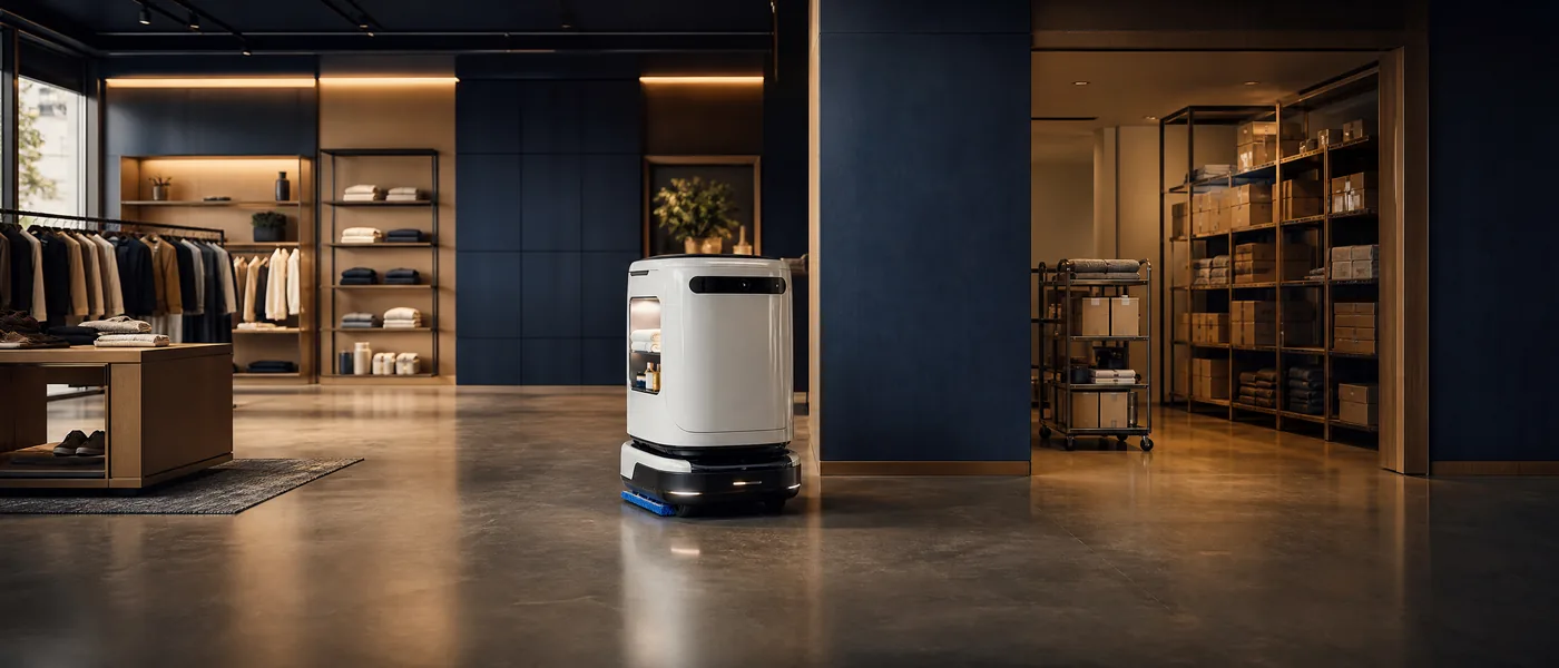 Robot de limpieza y apoyo en entorno retail