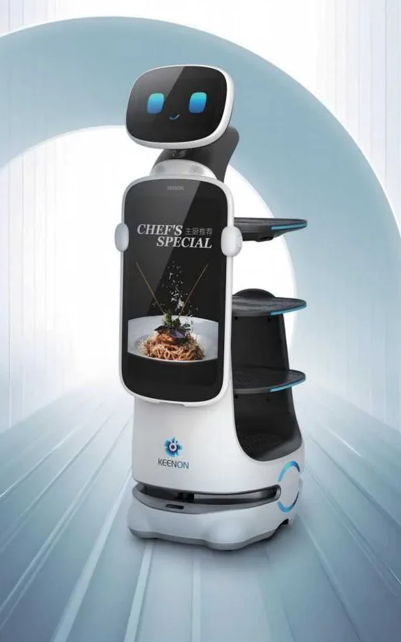 Robot de servicio en una operación de restauración