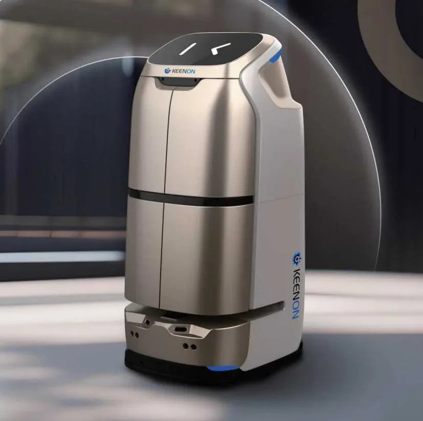 Robot Keenon W3 de room service para hoteles