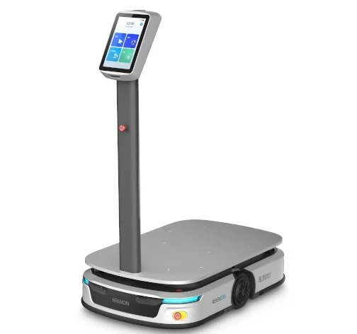 Robot para piloto en centro comercial